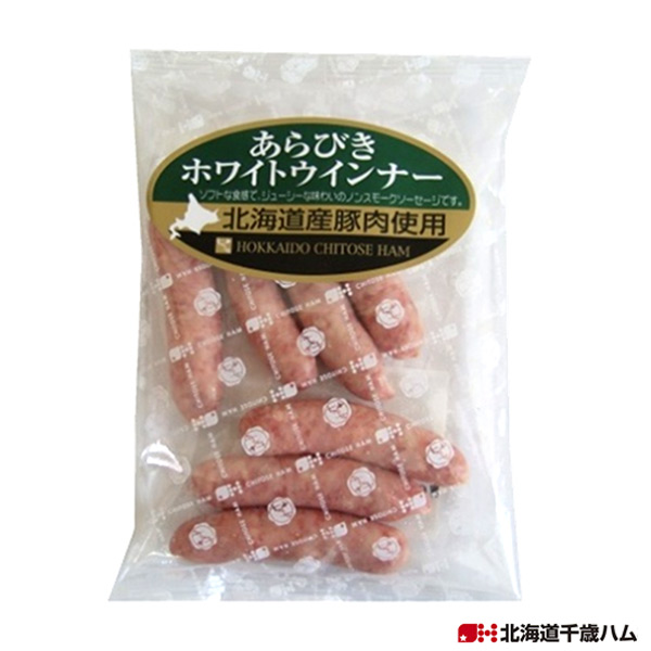 北海道産豚肉使用あらびきホワイトウインナー126ｇ