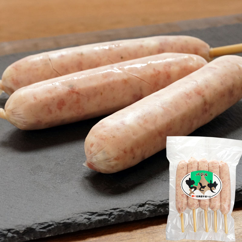 冷凍Pドックバジル（ポーク フランクフルトソーセージ）