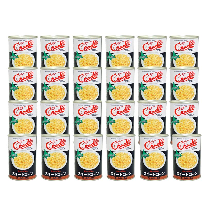 クレードル スイートコーン(ホールカーネル) 4号/24缶