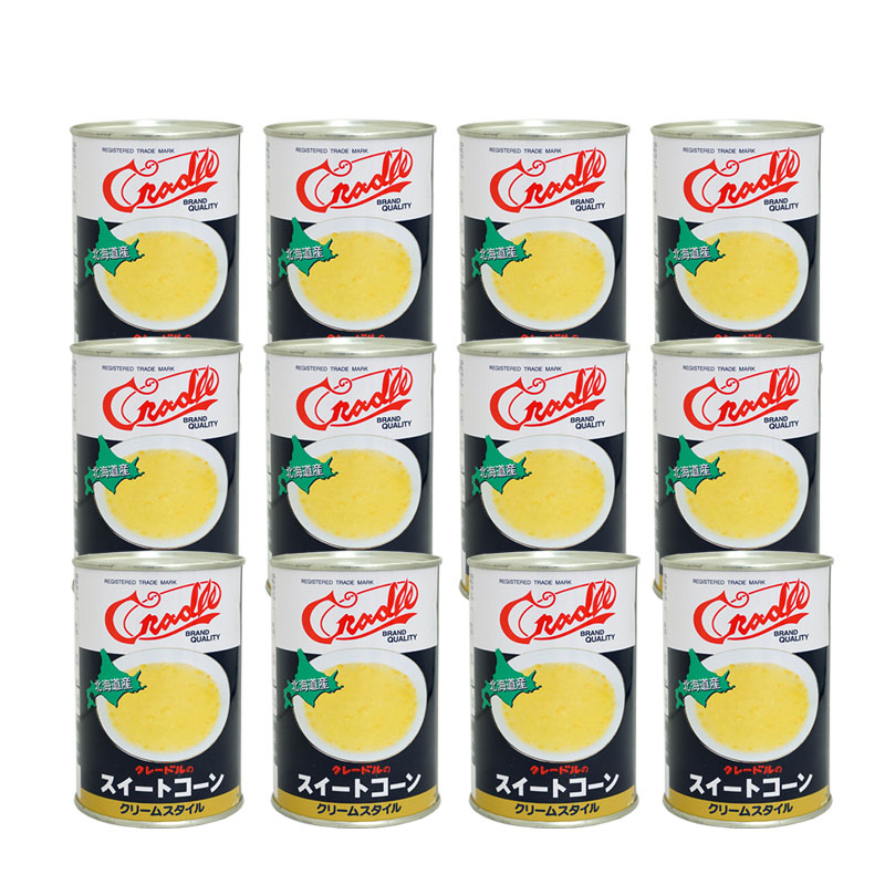クレードル スイートコーン(クリームスタイル) 4号×12缶