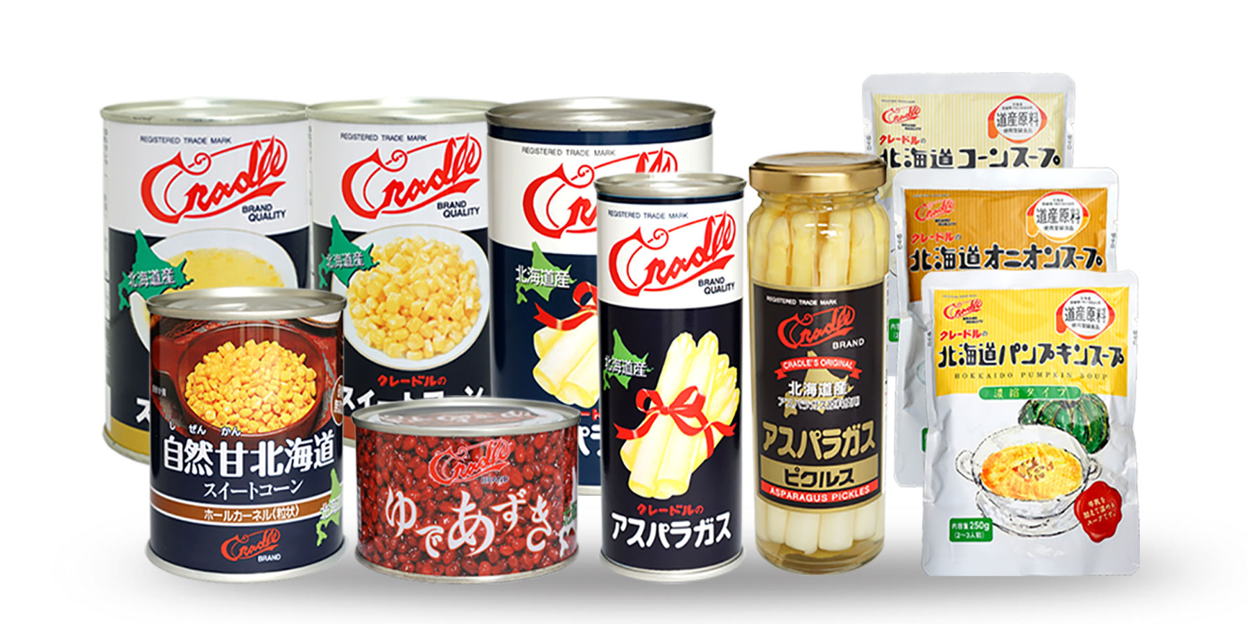 クレードル興農商品ラインナップ