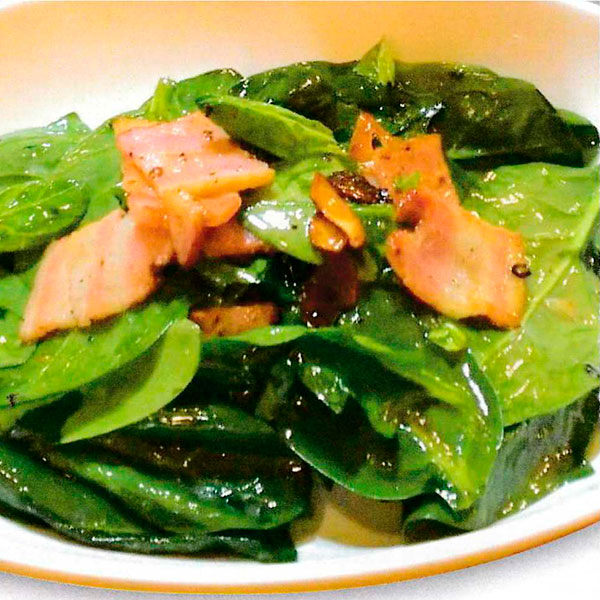 ほうれん草とホッとドレッシングサラダの作り方