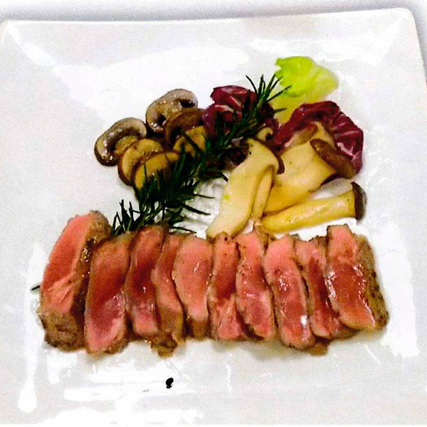 雄武の恵みドレッシングをステーキソースに