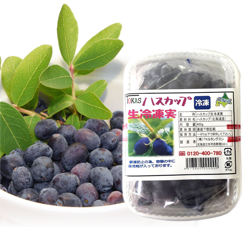 ハスカップ 生冷凍実 400ｇ【TKSタングロン】