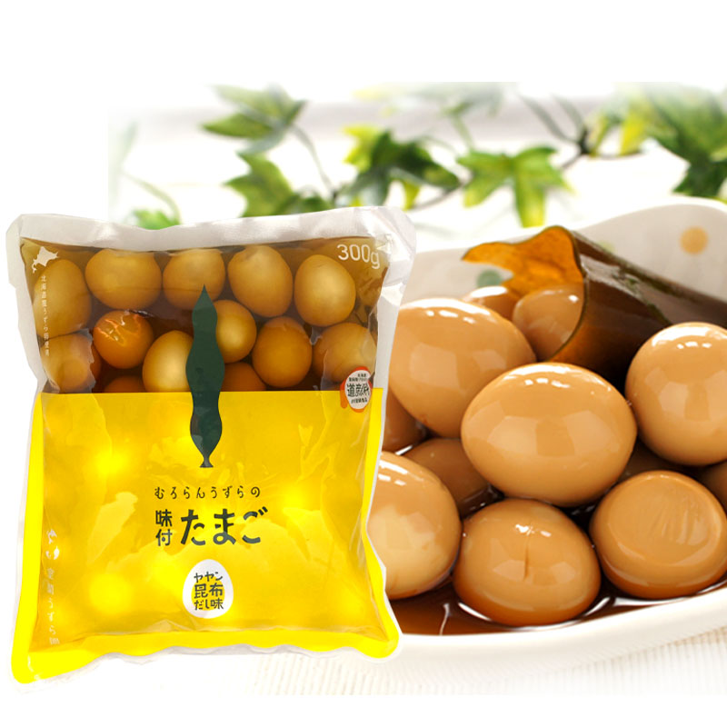 味付うずら卵 ヤヤン昆布だし 300ｇ【室蘭うずら園】