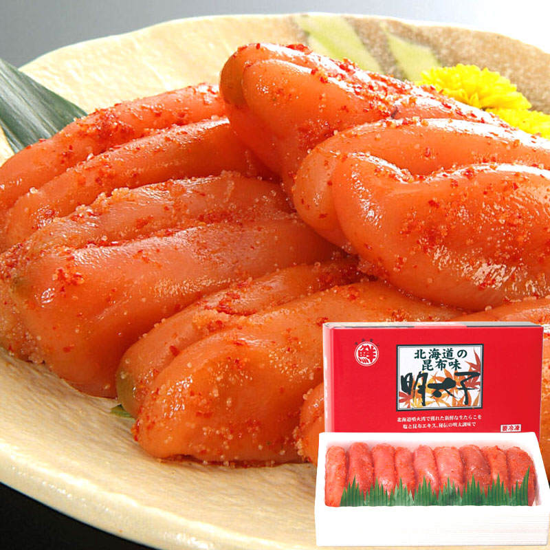 北海道の昆布味明太子 400g【鹿部町 丸鮮道場水産】