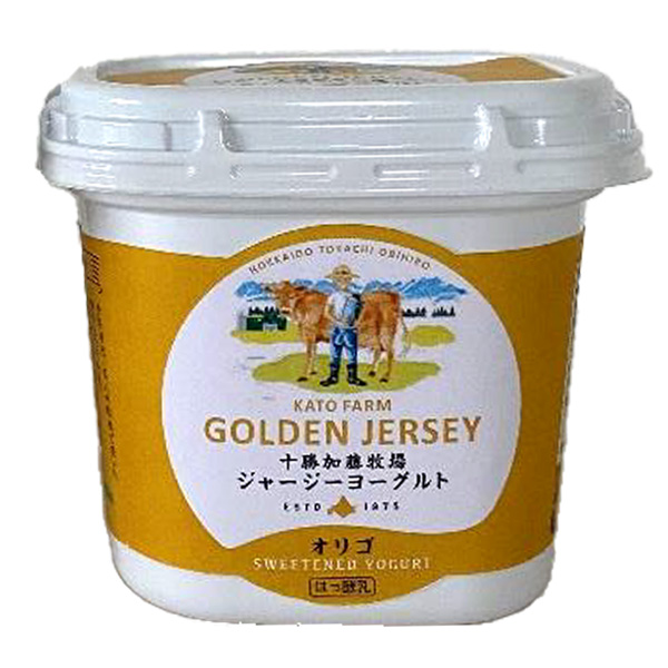ジャージー牛乳使ったゴールデンヨーグルト加糖 450ｇ【十勝加藤牧場】