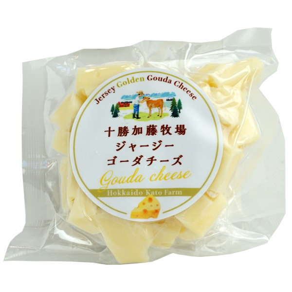 ジャージー牛乳使ったゴーダチーズ クラッシュ 60g【十勝加藤牧場】