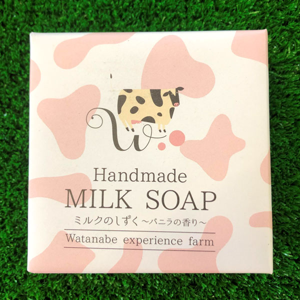 牛乳洗顔せっけん（ミルクのしずく～バニラの香り～）【摩周草原 渡辺体験牧場】