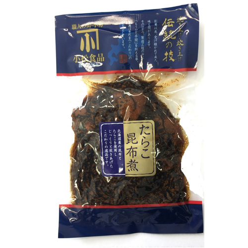 伝統の技 たらこ昆布煮 100gパッケージ