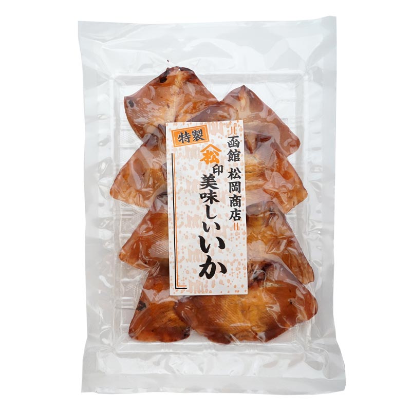 函館朝市直送珍味イカ耳 100gパッケージ