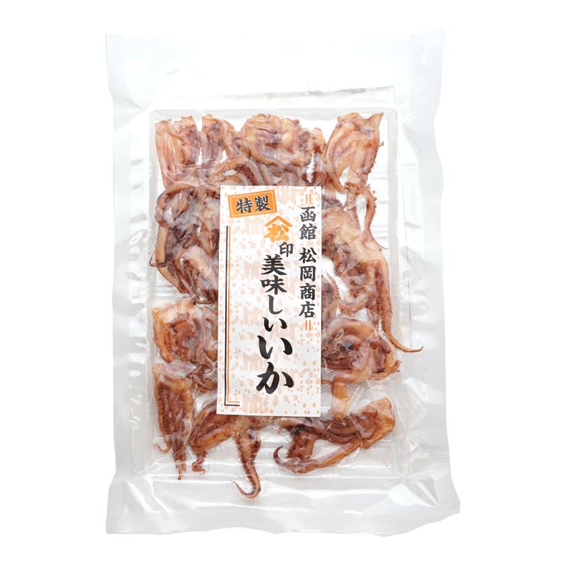 函館朝市直送珍味イカ足 100gパッケージ