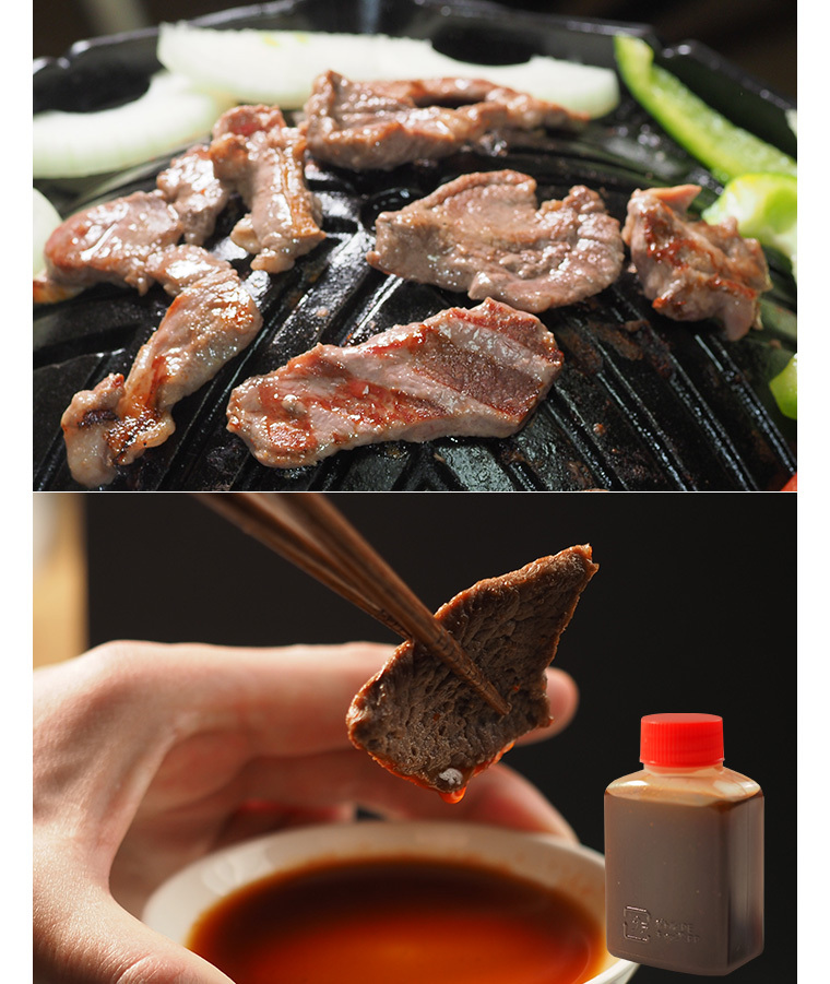 社長のジンギスカン400ｇ+鶏塩小肉200ｇの焼肉
