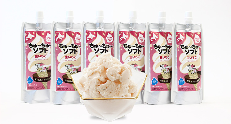 ちゅーちゅーソフト　イチゴ6本パックセットメイン画像