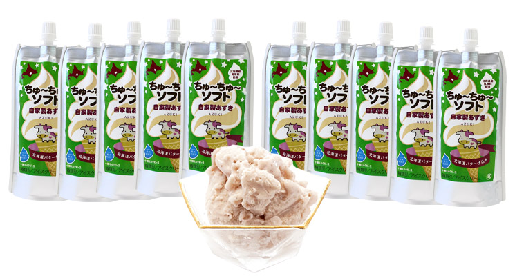 ちゅーちゅーソフト　あずき10本パックセットメイン画像