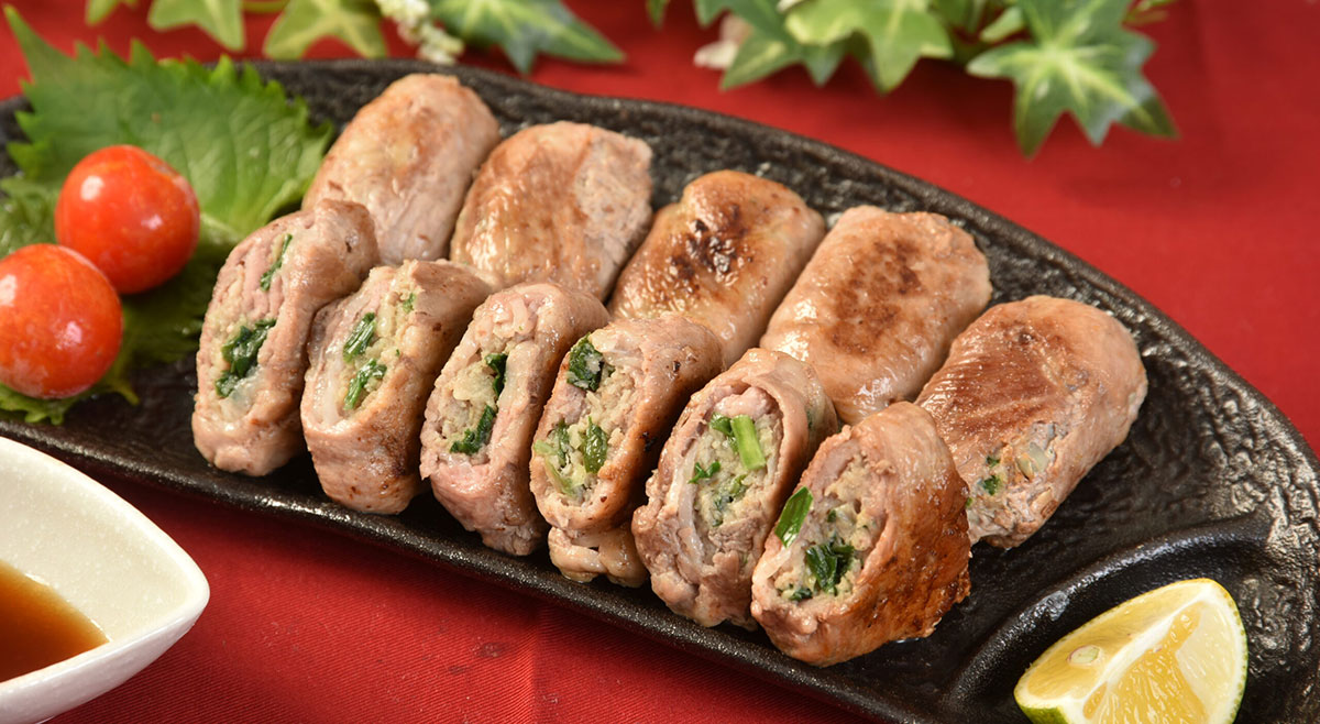 十豚巻き餃子 チーズ 8個入(肉巻き餃子)調理イメージ