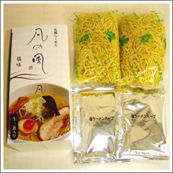 札幌名店 凡の風 塩味ラーメン ２食セット内容