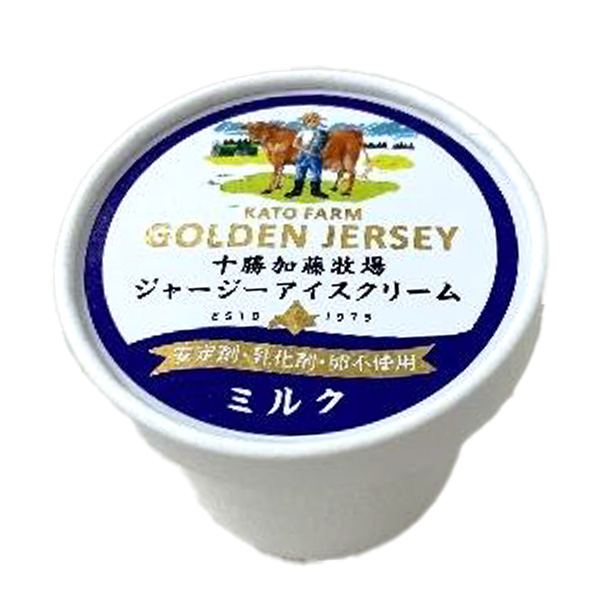 十勝加藤牧場ジャージーアイスクリーム（ミルク）100ml×12個入イメージ画像