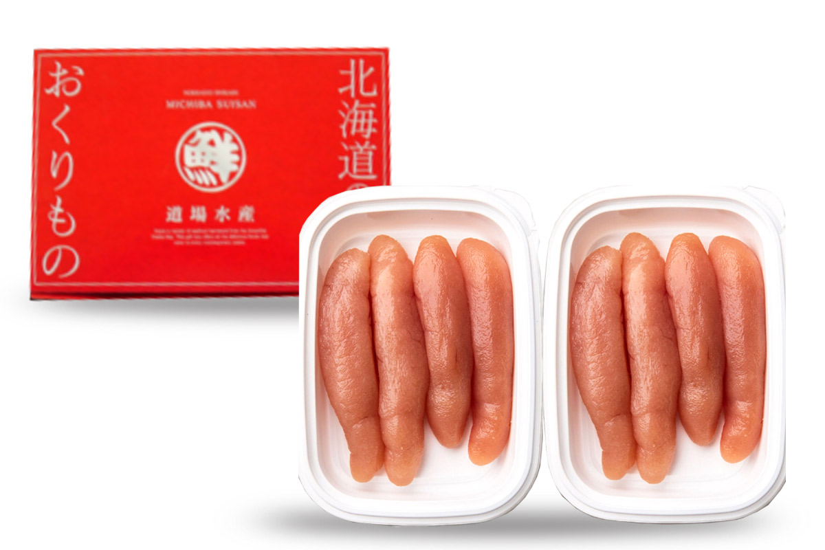 玲瓏(れいろう)たらこ 120ｇ×2入 のパッケージ