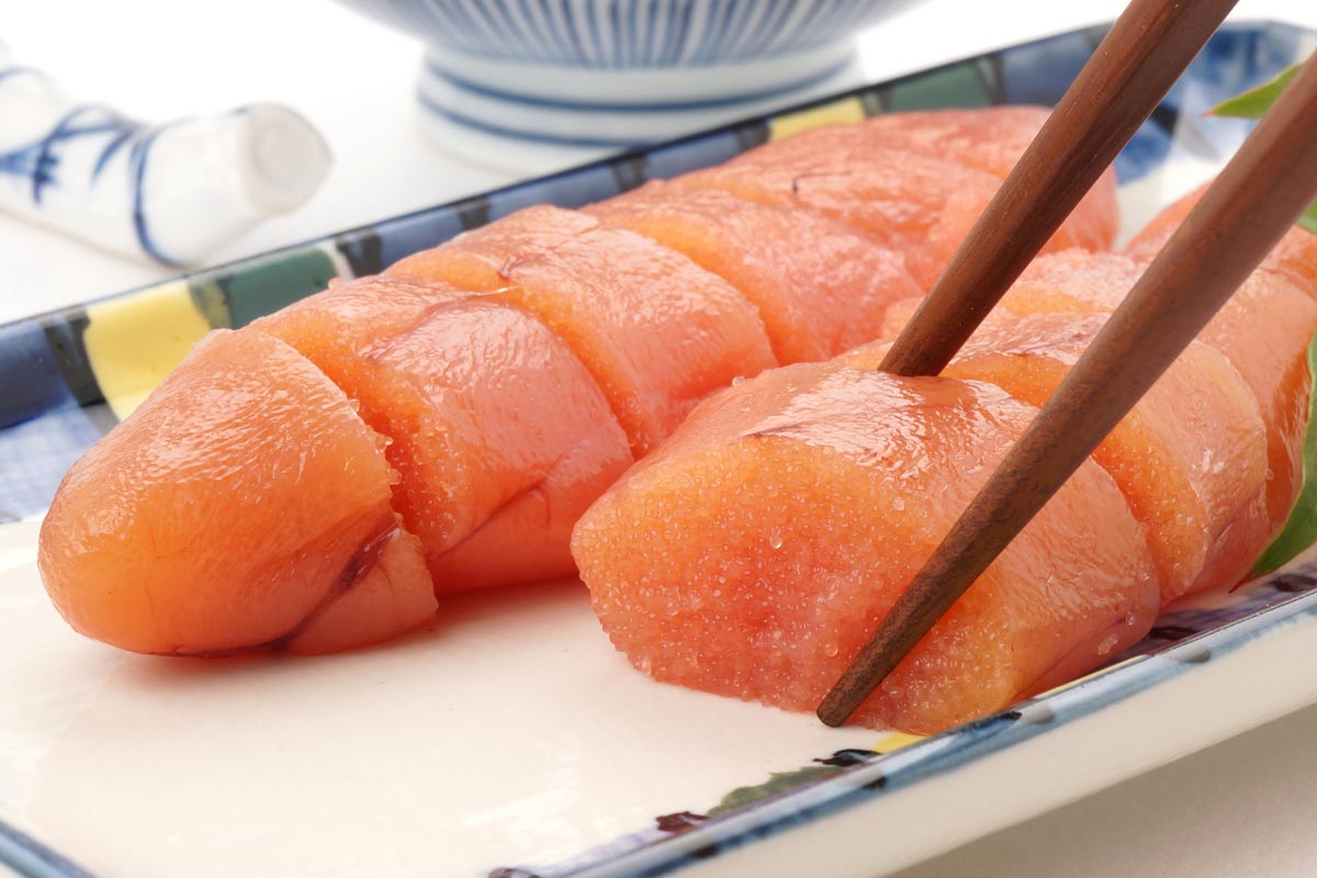 玲瓏(れいろう)たらこ 120ｇ×2入盛り付け