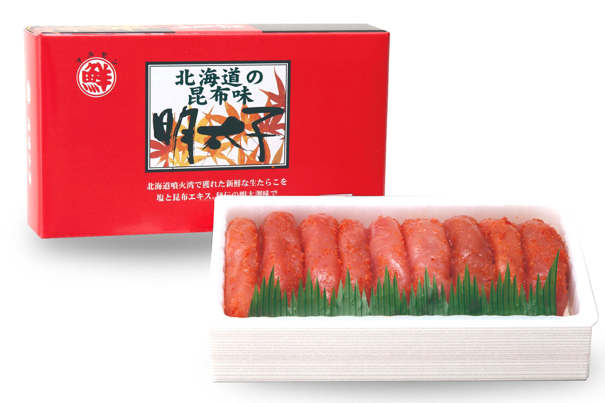 北海道の昆布味明太子 400ｇ のパッケージ