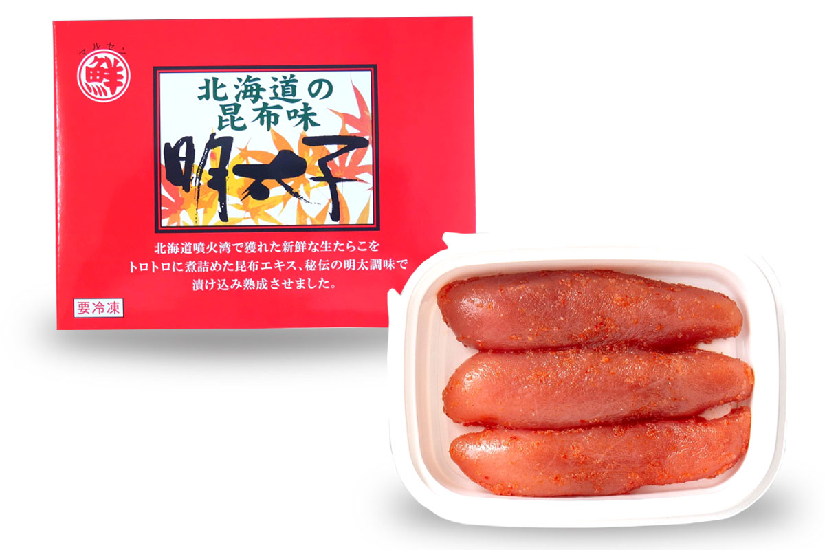 北海道の昆布味明太子120ｇ のパッケージ