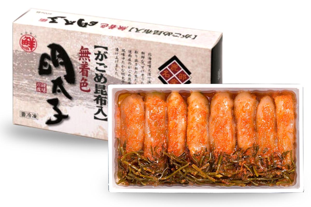 がごめ昆布入無着色明太子 400ｇ のパッケージ
