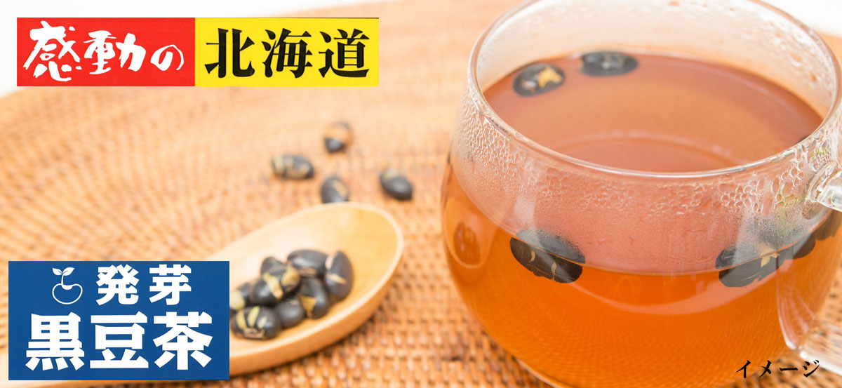 感動の北海道 発芽黒豆茶15g【中村食品産業】