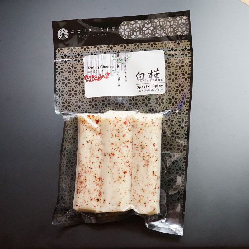 さけるチーズ 二世古 白樺【shirakaba】SPスパイシー100g