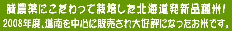 北海道産 減農薬米 ふっくりんこ【あじわいの里 中野商店 三角山市場】