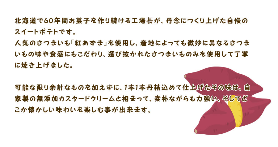 札幌村スイートポテトの美味しさの秘密