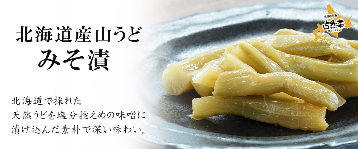 北海道産山うどのみそ漬メイン画像