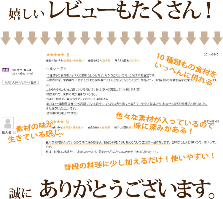 レシピも色々ご紹介