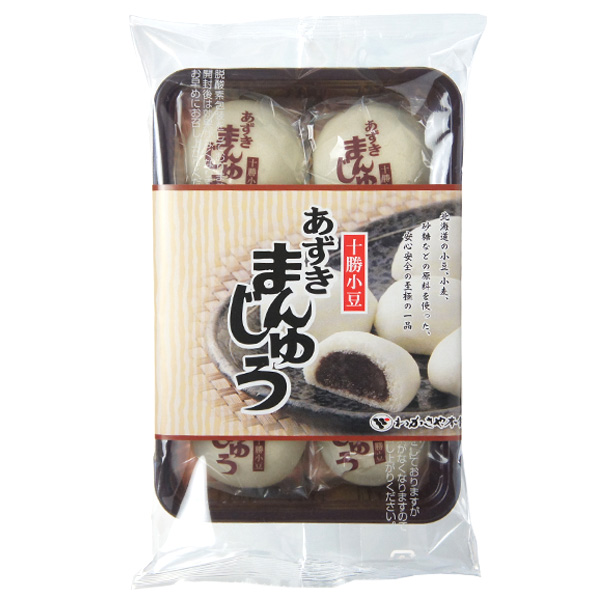 札幌 わかさや本舗の十勝あずきまんじゅう 6個 パッケージ
